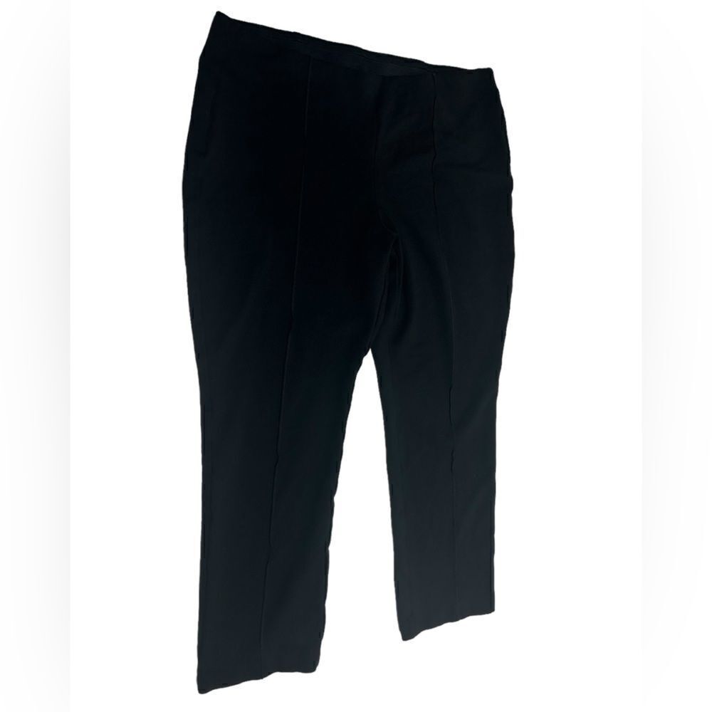 Chico’s Black Capris Cropped Black Ankle Pants Size XL